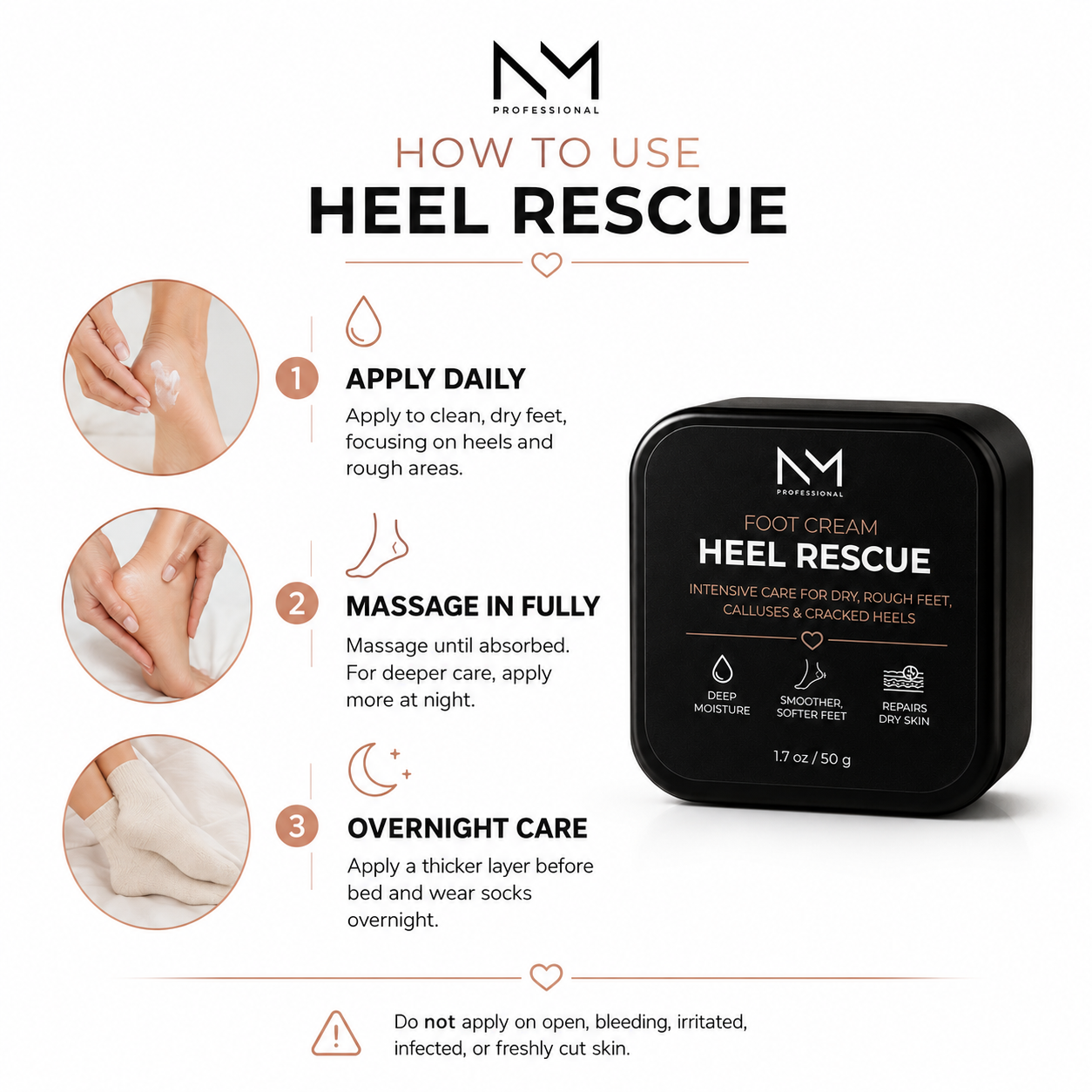 "Heel Rescue" Intensive Heel Repair Cream
